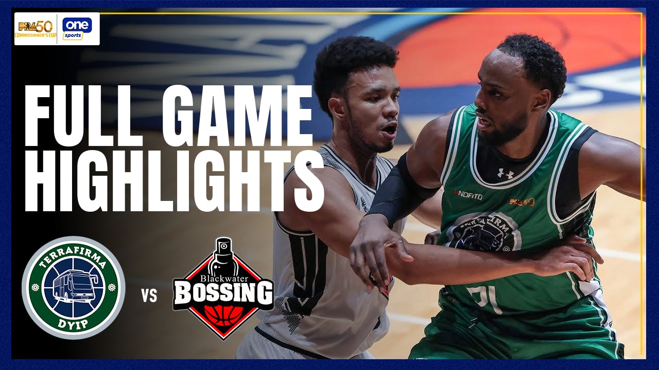 PBA: Terrafirma edges Blackwater for 3-0 start in Commissioner’s Cup | Highlights